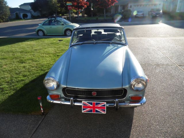 1970 MG MIDGET blue restoration or parts runs clean title British car sports 1970 MG Midget