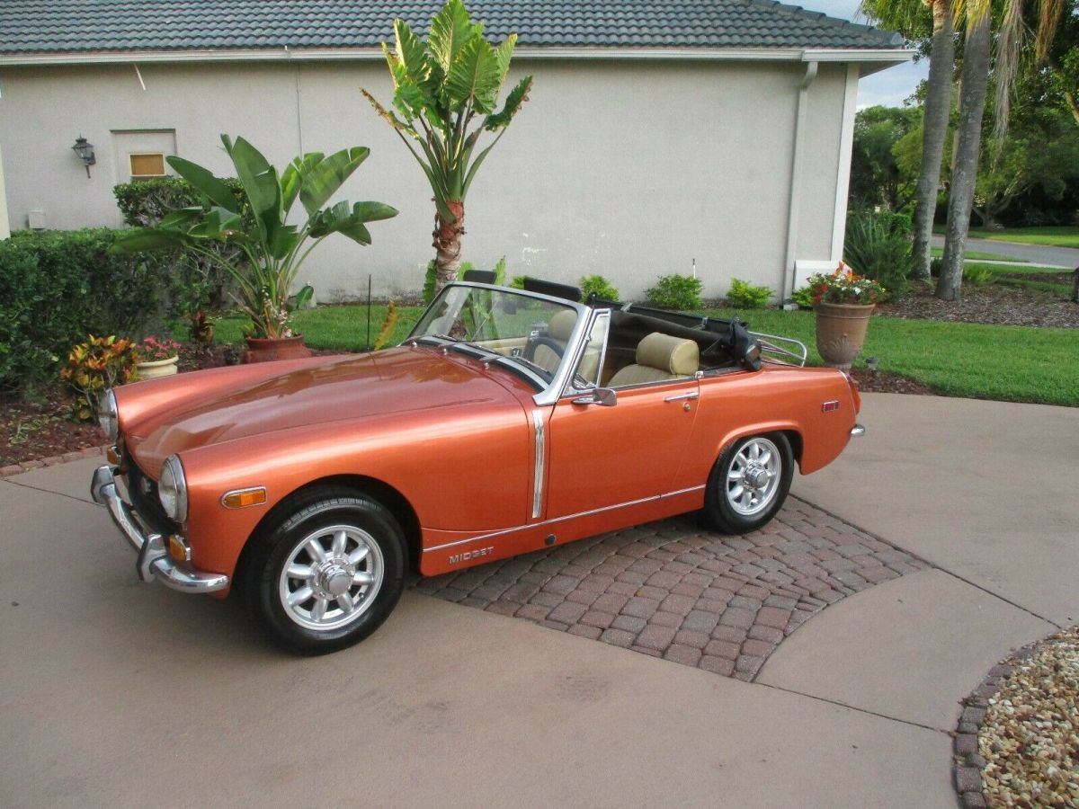 1970 MG MIDGET GORGEOUS CAR ALWAYS GARAGED SAME OWNER FOR 37 YEARS VERY CLEAN 1970 MG Midget MIDGET