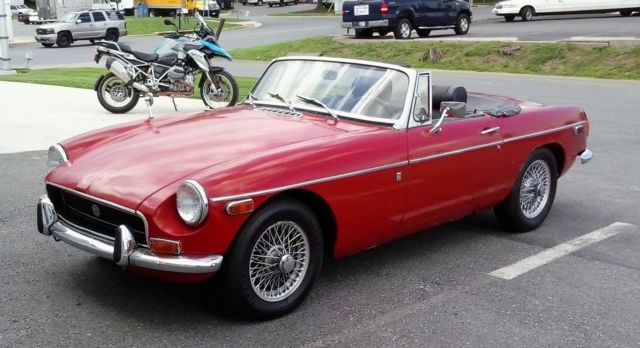 1970 MGB Roadster daily driving restoration project 1970 MG MGB Roadster