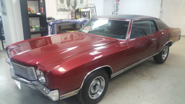 1970 Montecarlo 350 automatic fresh outside, fresh interior priced with low res 1970 Chevrolet Corvette Montecarlo