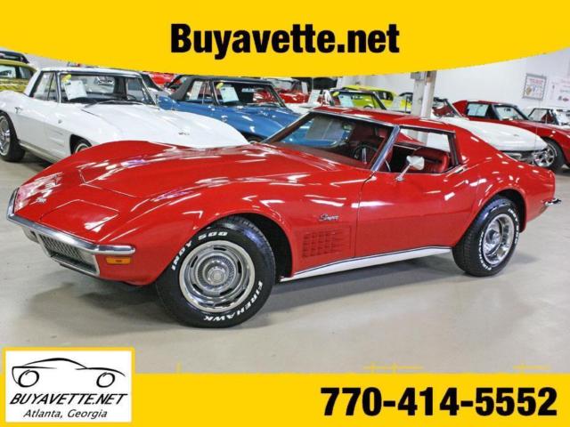 1970 Monza Red Corvette Buyavette inc Atlanta 1970 Chevrolet Corvette Coupe