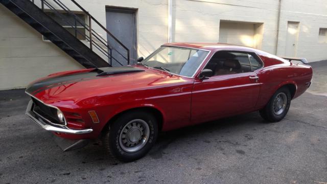 1970 Mustang Fastback - Beautiful Red, Good Driver Rebuilt 302 Auto 1970 Ford Mustang Fastback