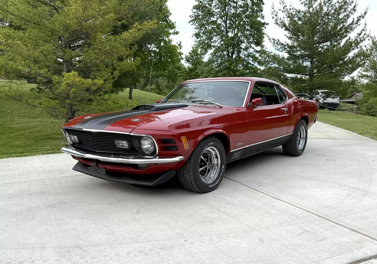 1970 MUSTANG MACH 1 351C FACTORY 4SPD PS PDB ORIGINAL METAL CANDYAPPLE RED 1970 FORD MACH 1 MUSTANG MACH 1 351C 4SPD PS PDB LOUVERS
