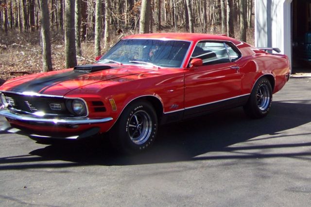 1970 Mustang Mach 1, absolute show quality with Marti report and clean NJ title 1970 Ford Mustang Mach 1