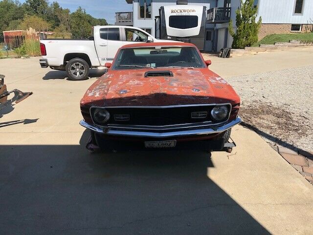 1970 Mustang Mach 1 M code shaker 1970 Ford Mustang Mach 1