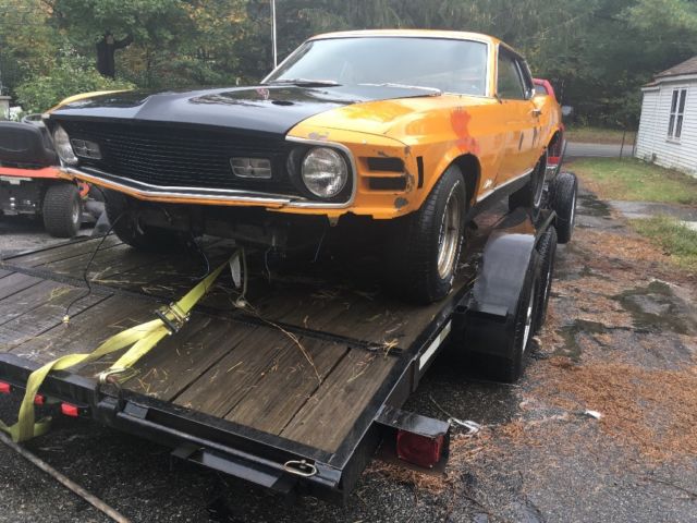 1970 Mustang Mach1 M Code Auto Grabber Orange 1970 Ford Mustang Mach1