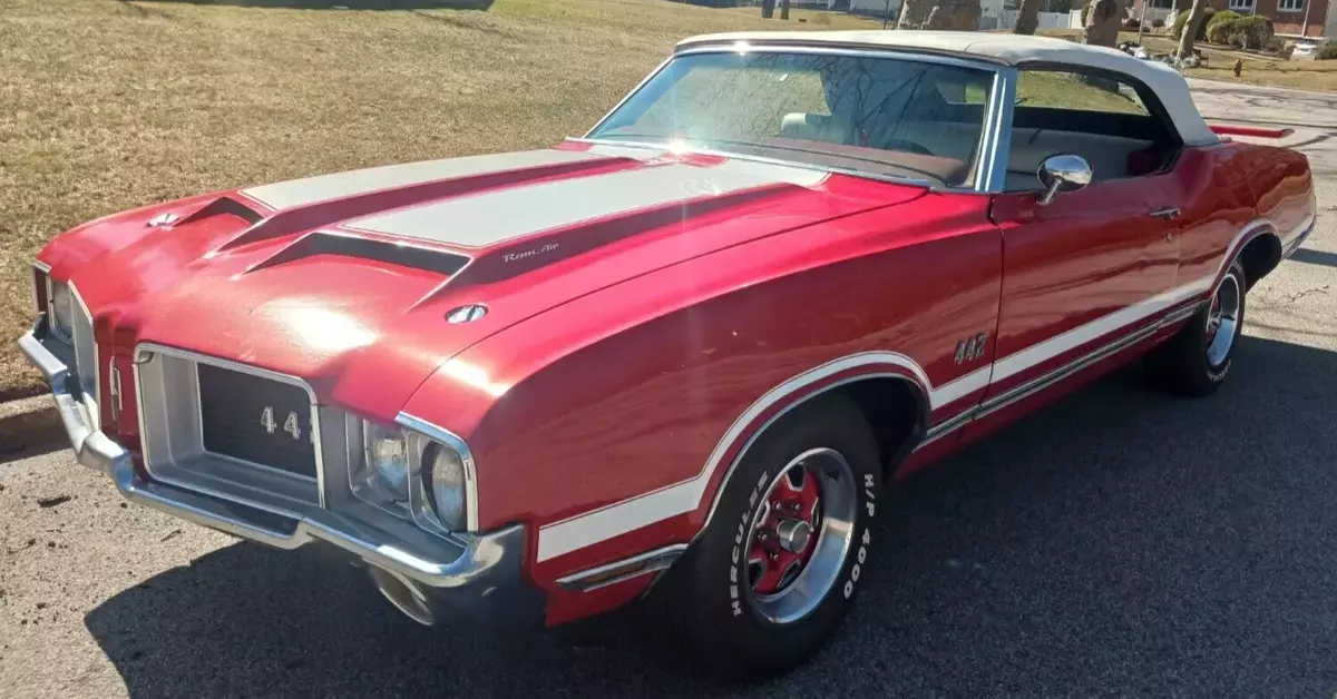 1970 OLDS CUTLASS 442 CONVERTIBLE HIGH OPTIONS 30K MILES VERY NICE! 1970 Oldsmobile 442
