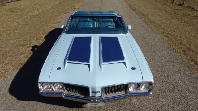 1970 Oldsmobile 442 Convertible 455 Ram Air w/ AC, Hurst Dual Gate & Rare Colors 1970 Oldsmobile 442 442 Convertible
