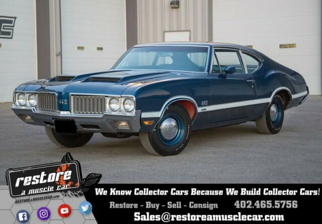 1970 Oldsmobile 442 W30 / W27 W30 2305 Miles Twilight Blue Coupe 455 W30 4 Speed 1970 Oldsmobile 442 W30 / W27 W30