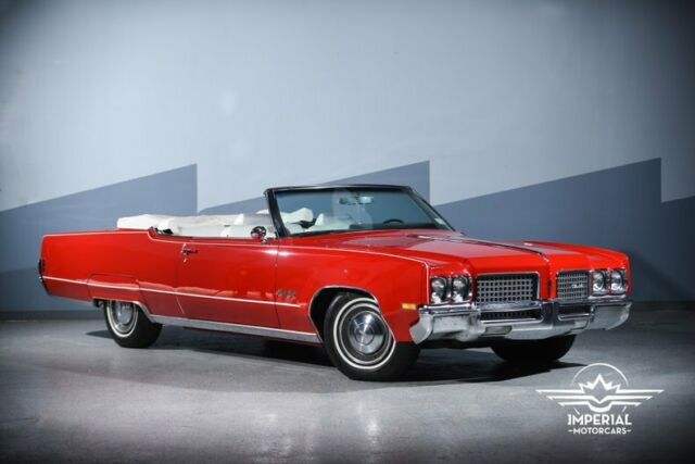1970 Oldsmobile 98 86712 Miles Red Convertible 455 V8 1970 Oldsmobile Ninety-Eight --