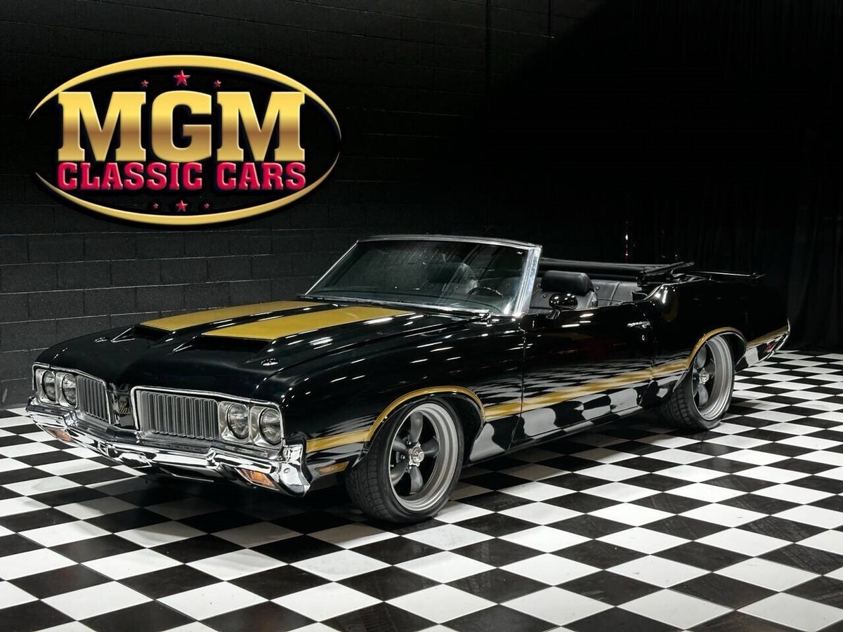 1970 Oldsmobile Cutlass 455cid V8 AUTO BUCKETS GAUGES FUN CONVERTIBLE - photo 2