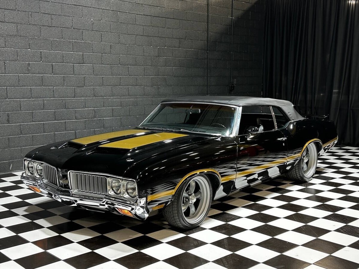 1970 Oldsmobile Cutlass 455cid V8 AUTO BUCKETS GAUGES FUN CONVERTIBLE - photo 6