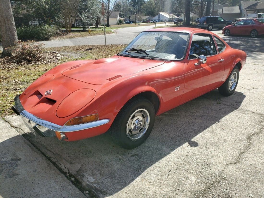 1970 Opel Gt, 1.9lt Automatic Low Reserve, No Rust 1970 Opel 1900 Gt