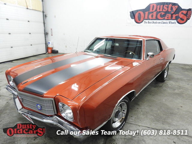 1970 Orange Runs Drives Body Inter VGood 454V8 Big Block! 1970 Chevrolet Monte Carlo Runs Drives Body Inter VGood 454V8 Big Block