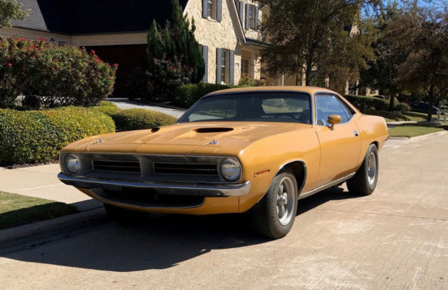 1970 Plymouth 'Cuda 4 Speed with Govier Decoding and Original Broadcast Sheet 1970 Plymouth Barracuda