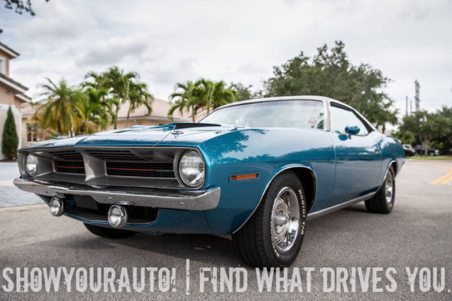 1970 Plymouth 'Cuda 440 BIG BLOCK, Automatic, AIR CONDITIONED 1970 Plymouth Barracuda
