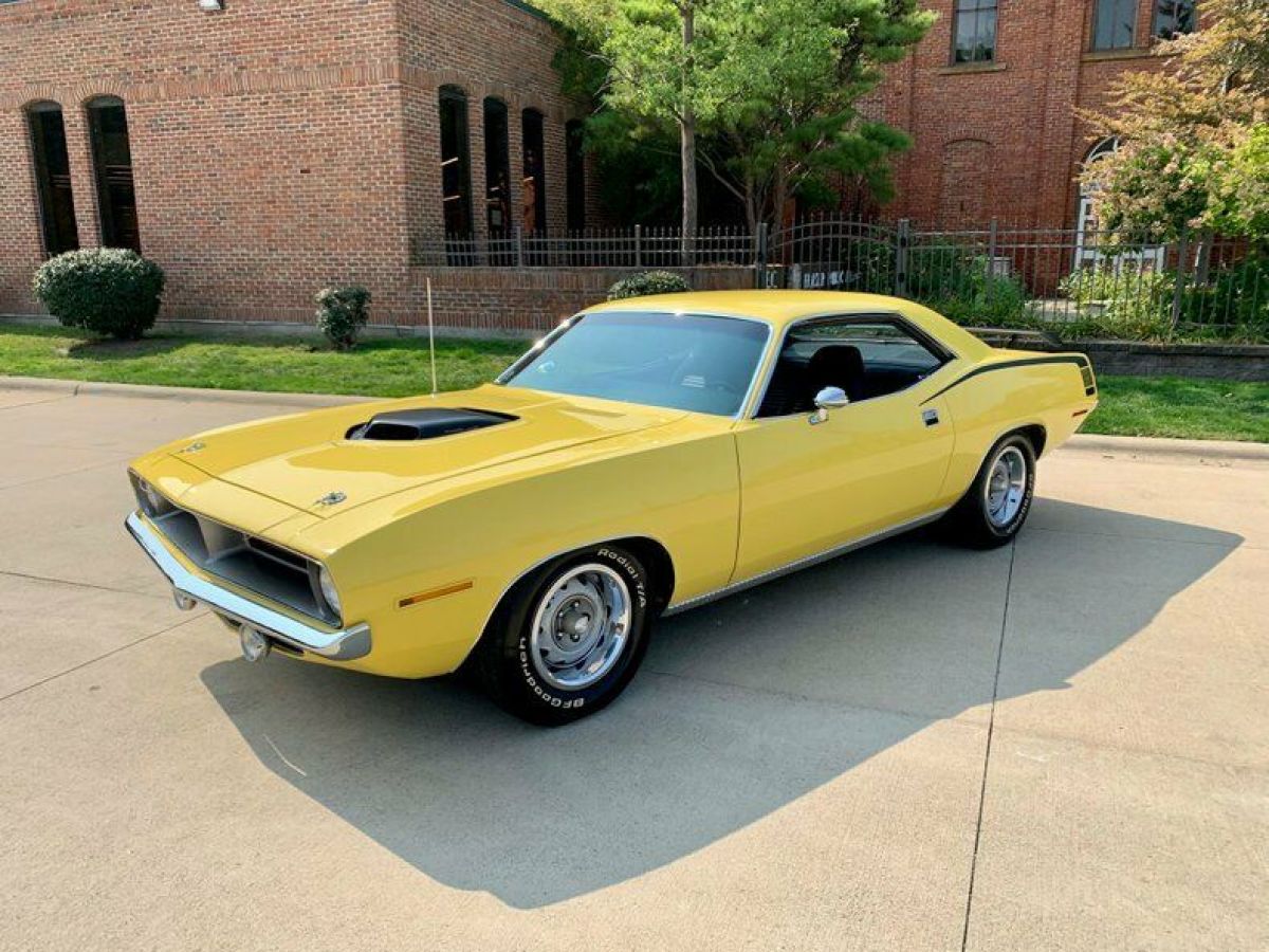 1970 Plymouth 'Cuda Lemon Twist Coupe 472 HEMI V8 5 Speed Manual 1970 Plymouth 'Cuda