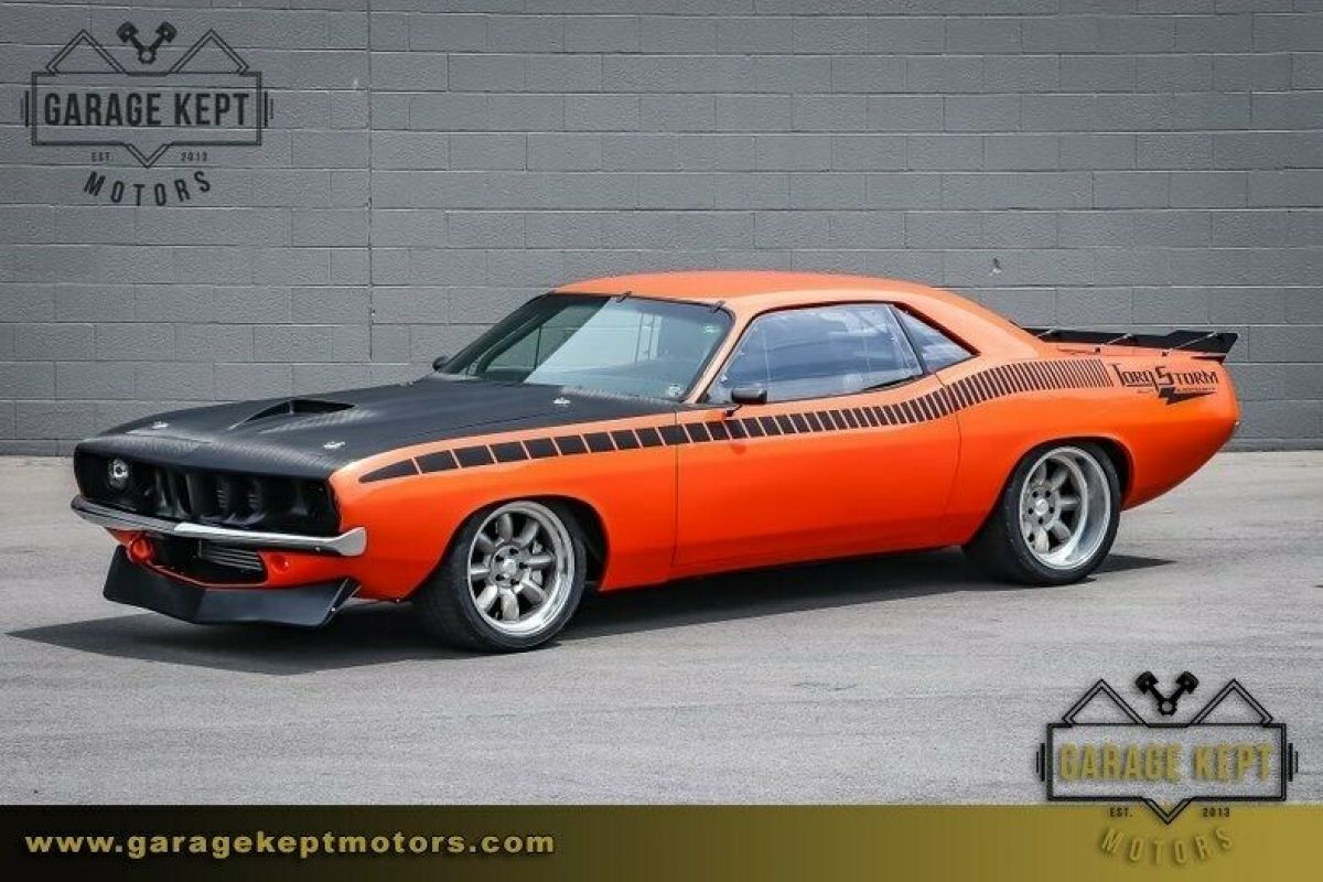 1970 Plymouth 'Cuda Orange Coupe Supercharged 6.4L Hemi 3753 Miles 1970 Plymouth 'Cuda