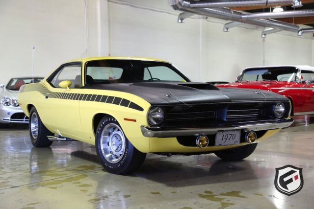 1970 Plymouth AAR 'Cuda 60188 Miles Lemon Twist 340 V8 4 Speed Manual 1970 Plymouth AAR 'Cuda --