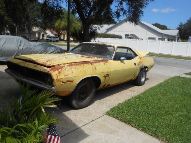 1970 PLYMOUTH BARRACUDA 318 NUMBERS MATCH, FARM FIND ORIGINAL PAINT PROJECT 1970 Plymouth Barracuda