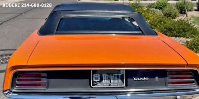 1970 Plymouth Barracuda 440cid 3x2bbl 6 Pack Convertible - photo 7