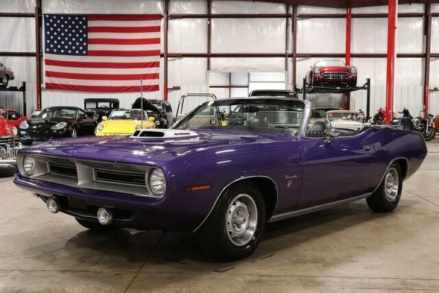 1970 Plymouth Barracuda 69487 Miles In-Violet Convertible 383 V8 4 Speed Manual 1970 Plymouth Barracuda --