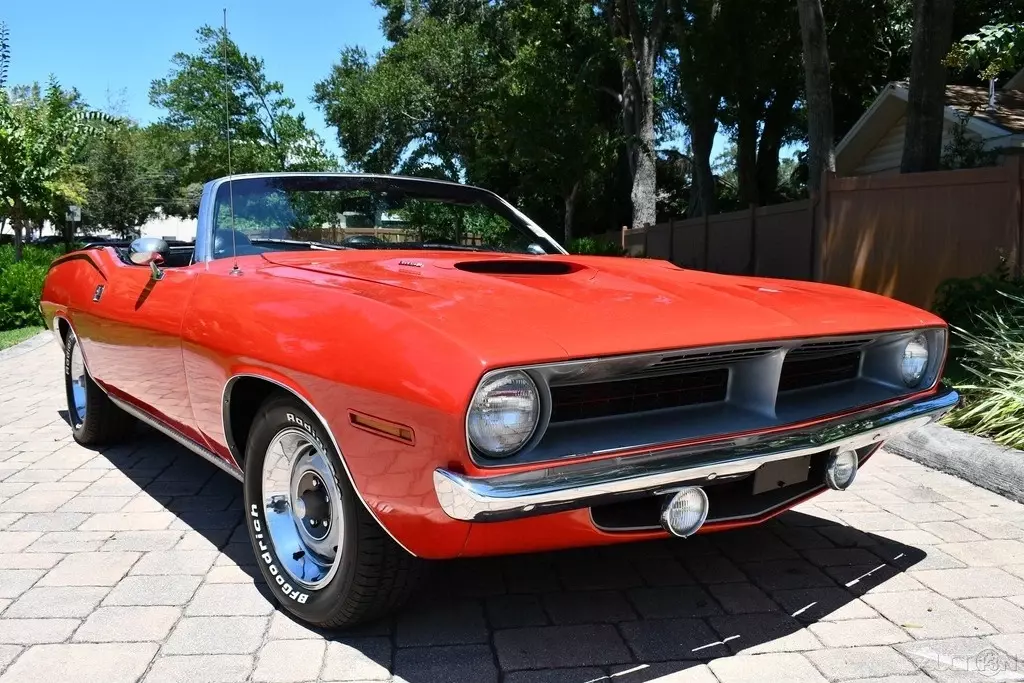1970 Plymouth Barracuda Convertible 340ci V8 Auto Bucket Seats Center Console 1970 Plymouth Barracuda Convertible 340 Auto Bucket Seats Power Steering & Brake