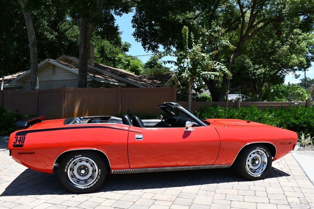 1970 Plymouth Barracuda Convertible 340 Auto Bucket Seats Power Steering & Brake - photo 3