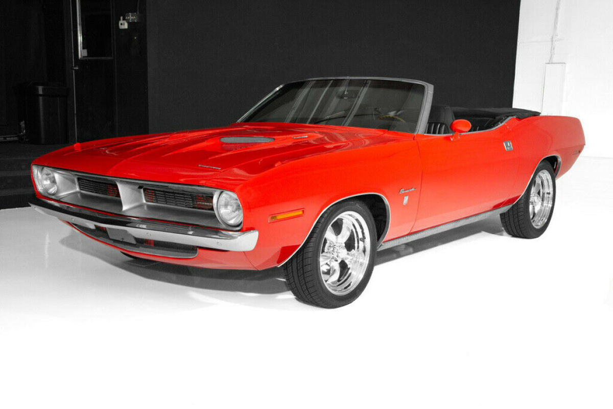 1970 Plymouth Barracuda Convertible, Red, Black leather interior 383ci, 4 - photo 6