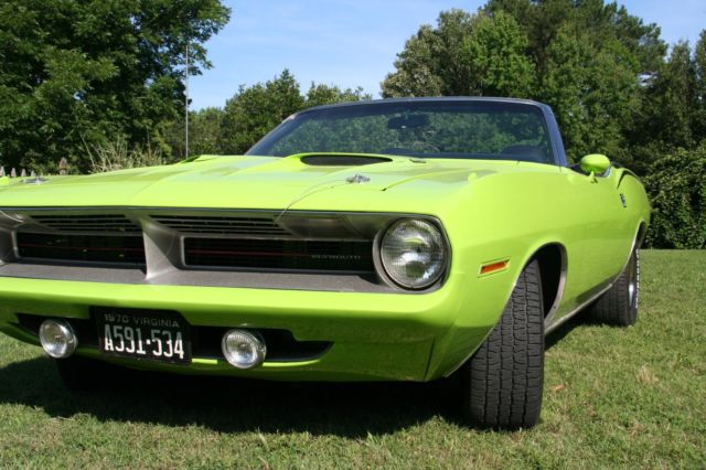 1970 Plymouth Barracuda Cuda Convertible 1970 Plymouth Barracuda