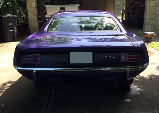 1970 Plymouth Barracuda / Cuda -PISTOL GRIP RESTORATION-NEW MEXICO CAR- - photo 5