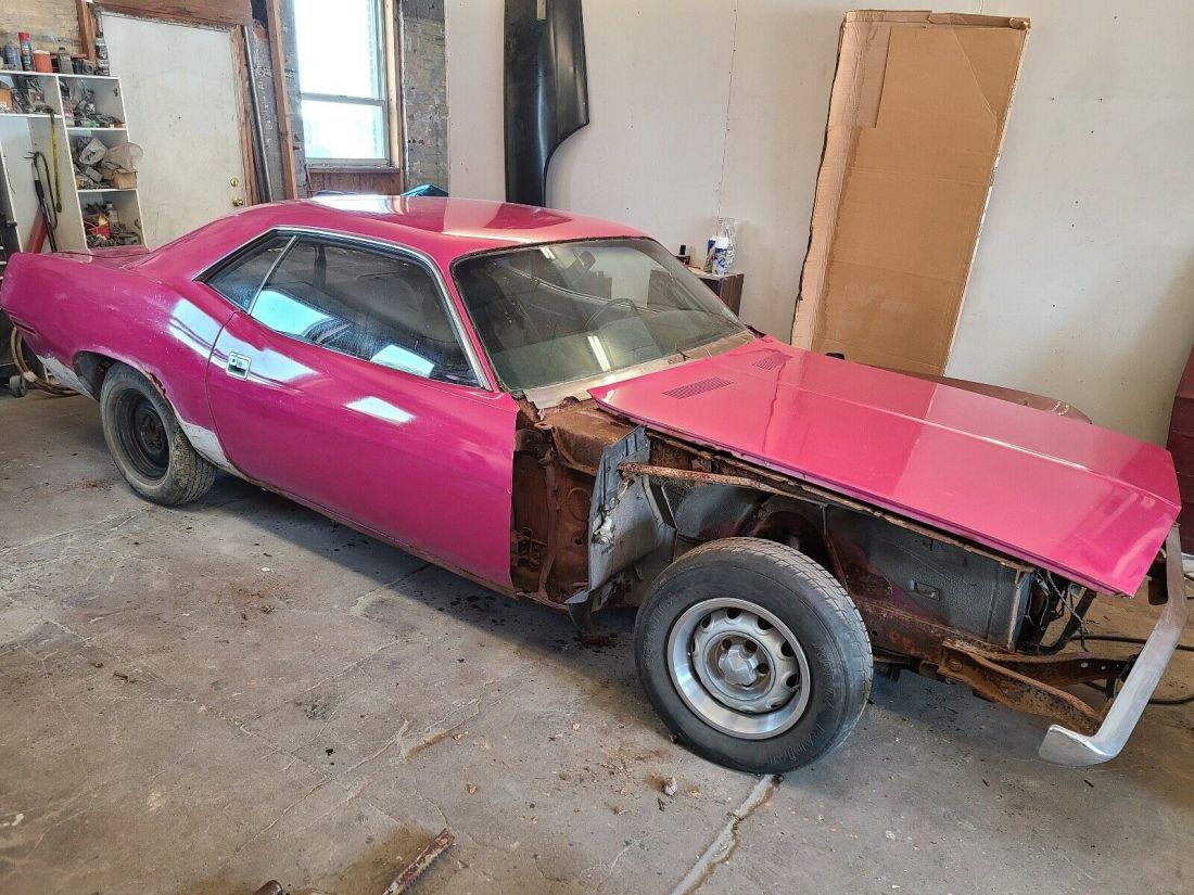 1970 Plymouth Barracuda REAL FM3 Moulin rouge car 1970 Plymouth Barracuda