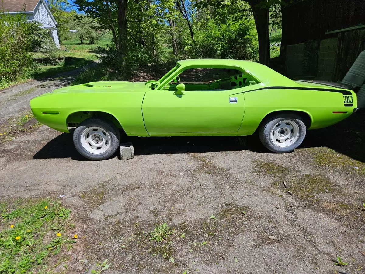 1970 Plymouth Cuda 383 4 Speed Sublime Green 1970 Plymouth Barracuda