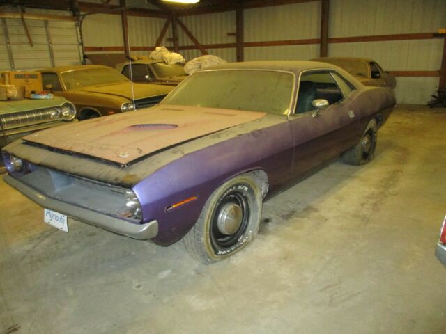 1970 PLYMOUTH CUDA 440 4 SPEED DANA PLUM CRAZY RARE CAR 1970 Plymouth Barracuda
