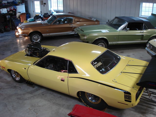1970 Plymouth "Cuda" Barracuda Hemi Blown ProMod Racecar Rolling 1970 Plymouth Barracuda