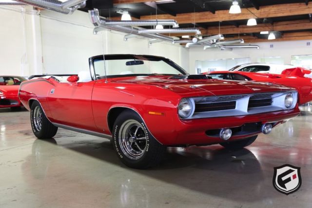 1970 Plymouth CUDA Convertible Hemi 14279 Miles Red Convertible 426 HEMI V8 Aut 1970 Plymouth CUDA Convertible Hemi --