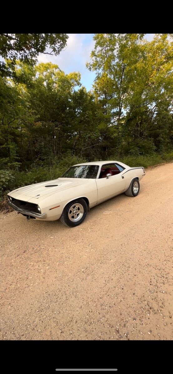1970 Plymouth Cuda Coupe White RWD Automatic 1970 Plymouth Cuda