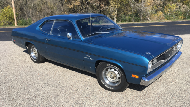 1970 Plymouth Duster 340, 4 speed, 3.91 axle pkg, rust free, all numbers match 1970 Plymouth Duster 340 4 spd, 3.91 axle pkg