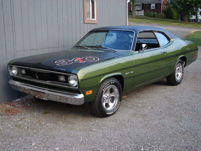 1970 Plymouth Duster factory 340c.i.(H-code) car, 4-speed, rotisserie restored! 1970 Plymouth Duster