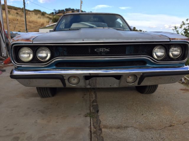1970 PLYMOUTH G T X MATCHING NUMBERS 1970 Plymouth GTX G T X