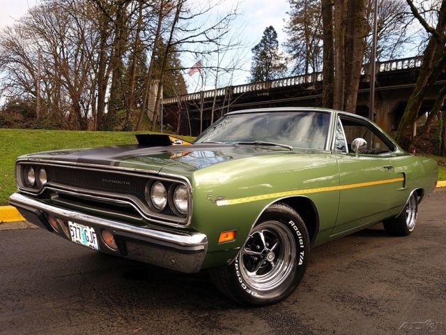 1970 Plymouth Road Runner 383 V8 4 Speed Air Grabber Numbers Matching w Docs 1970 Plymouth Road Runner