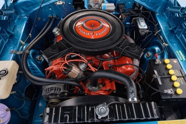 1970 Plymouth Road Runner Matching Numbers Engine B5 Blue Frame off Restored - photo 11