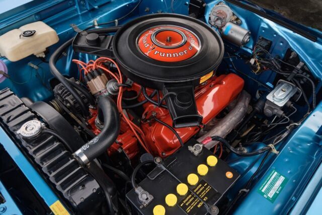 1970 Plymouth Road Runner Matching Numbers Engine B5 Blue Frame off Restored - photo 12