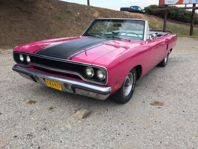 1970 Plymouth Satellite Convertible 1 of 701 Produced 1970 Plymouth Satellite