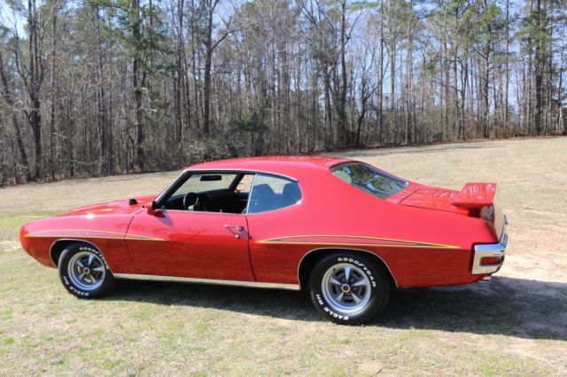 1970 Pontiac GTO 455 HO 4-SPD Red with Black Interior Immaculate Frame OFF 1970 Pontiac GTO 2DR Hardtop Coupe