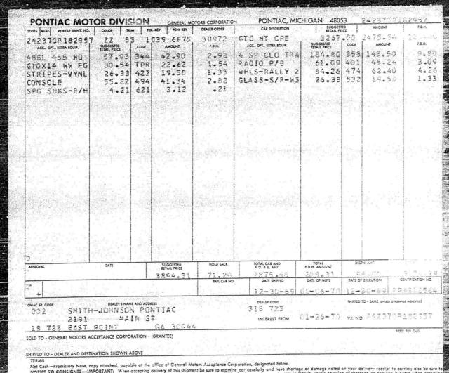 1970 Pontiac GTO - photo 3