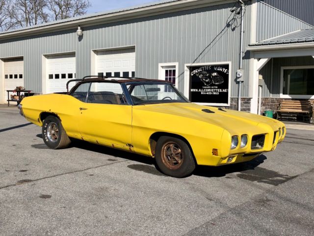 1970 Pontiac GTO Convertible*RareStraightBlack/Blue*4spdw/Console*PHSReport*NR 1970 Pontiac GTO Convertible*RareStraightBlack/Blue*4spdw/Console*