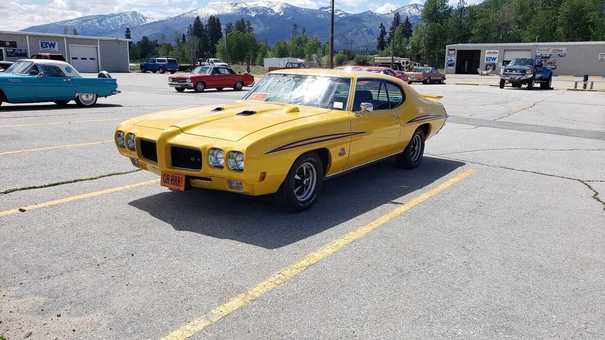 1970 Pontiac GTO Coupe Yellow RWD Automatic 1970 Pontiac GTO