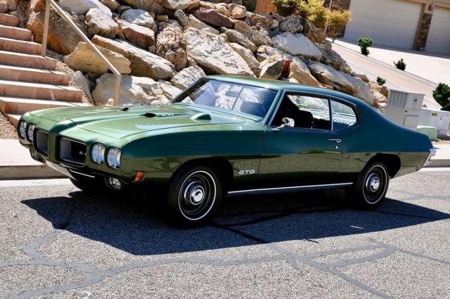 1970 PONTIAC GTO RAIV 4-SPEED Documented All #'s Matching CONCOURS GOLD Champion 1970 Pontiac GTO Ram Air IV