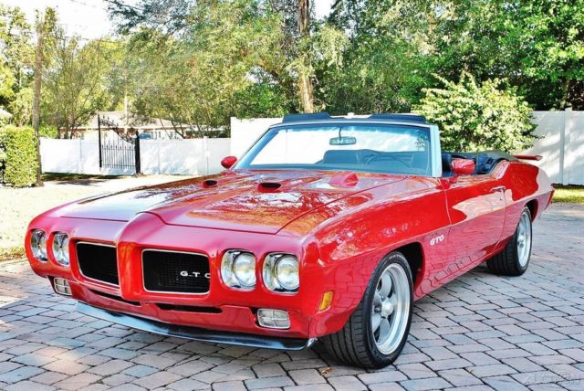 1970 Pontiac GTO Tribute simply stunning example 400 ram air buckets console 1970 Pontiac Le Mans Convertible 400 CI, Power Steering & Brakes